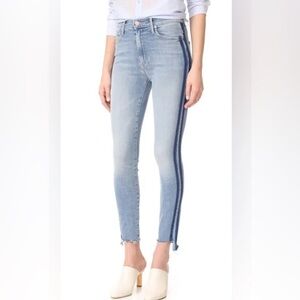 Mother Stunner Zip Ankle Step Fray Denim Jeans  Sz.27